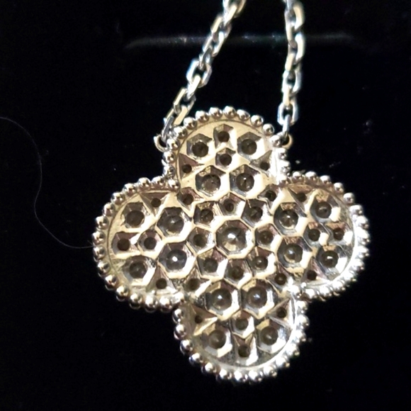 "" Diamond Alahambra Style Necklace necklace - Picture 2 of 6